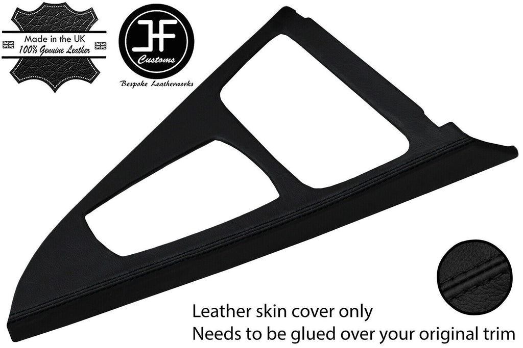 BLACK STITCH GEAR SURROUND TRIM LEATHER COVER FOR BMW 6 F12 F13 F06 11-18