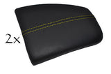 FITS PORSCHE 996 CARRERA yellow stitching 2 X SIDES CENTRE CONSOLE TRIM COVERS