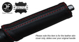 RED STITCHING HANDBRAKE HANDLE LEATHER COVER FITS MAZDA 3 2014-2016 CUSTOM NEW