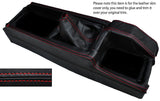 RED STITCH CENTRE CONSOLE & GAITER SKIN COVERS FITS ALFA ROMEO ALFETTA GTV