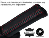 RED STITCH HANDBRAKE HANDLE LEATHER SKIN COVER FITS VOLVO S90 960 95-98