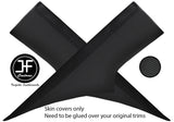 BLACK STITCH 2X REAR C PILLAR CARBON VINYL COVERS FITS CHEVROLET CAMARO 10-15