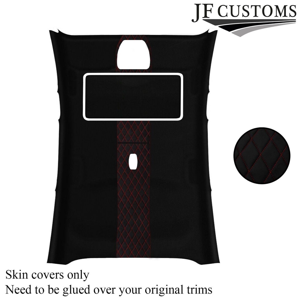 DSG2 RED STITCH SUEDE SUNROOF HEADLINER COVER FOR FORD FOCUS ST 11-15 5DR