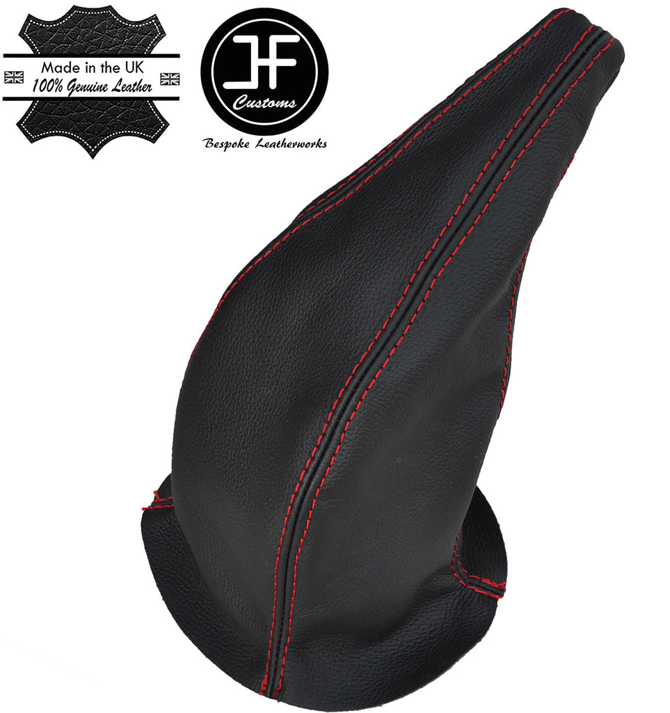 RED STITCHING MANUAL LEATHER GEAR GAITER FITS PORSCHE 911 930 CUSTOM NEW