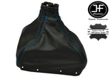 BLUE STITCH LEATHER MANUAL GEAR GAITER SHIFT FITS RENAULT SCENIC MK2 MPV 03-09