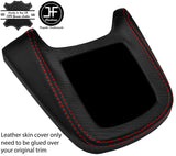 RED STITCH MANUAL GEAR SURROUND CARBON VINYL COVER FOR FORD FIESTA MK8 08-13