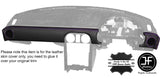 PURPLE STITCH DASH PAD TRIM LEATHER COVER FITS MAZDA MX5 MK1 MIATA 89-97 STYLE 2
