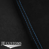 L BLUE STITCHING GEAR HANDBRAKE SUEDE FITS MAZDA MIATA MX5 MK1 EUNOS 1990-1998