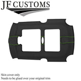 GREEN STITCH D GREY SUEDE SUN ROOF HEADLINER COVER FOR BMW MINI R50 R53 01-06