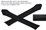BLACK STITCH 2X WINDSCREEN A PILLAR LEATHER COVERS FITS ROVER P6 2000 2200 3500