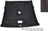 RED STITCH ROOF LINING HEADLINING LUXE SUEDE SKIN COVER FITS NISSAN 200 SX S14