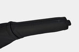 black stitch FITS VAUXHALL OPEL ZAFIRA 99-05 LEATHER HANDBRAKE HANDLE COVER ONLY