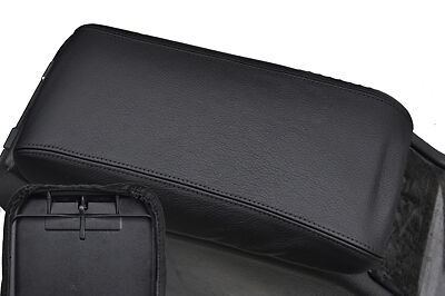 FITS MERCEDES E CLASS W210 ARMREST COVER black stitching CUSTOM NEW MADE IN UK