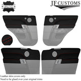 D RED STITCH LEATHER 4X FRONT REAR DOOR CARD COVERS FOR RANGE ROVER L494 13-21