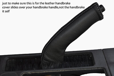 grey stitch FITS SAAB 9-3 98-03 LEATHER HANDBRAKE HANDLE COVER ONLY CUSTOM NEW