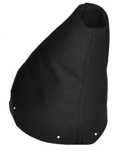FITS BMW MINI COOPER OR S OR ON BLACK PU SUEDE GEAR GAITER GAITOR NEW 2001-2005