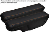 orange stitch FITS VW T4 TRANSPORTER CARAVELLE CAMPER ARMREST COVERS CUSTOM NEW
