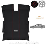 LUXE SUEDE HEADLINER FITS AUDI A7 S7 2012-2018 MADE IN UK