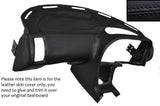 BLACK STITCH DASH DASHBOARD LEATHER SKIN COVER FITS LOTUS ELAN M100 1989-1995