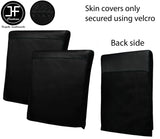 BLACK STITCH VINYL & LUXE SUEDE 2X TARGA GLASS ROOF BAGS FOR TOYOTA MR2 MK1