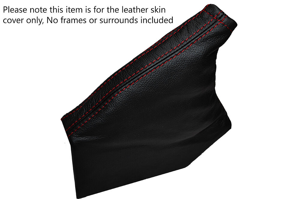 RED  STITCH LEATHER HANDBRAKE GAITER FITS SUBARU IMPREZA WRX STI 2011-2015
