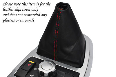 red stitching FITS LAND ROVER FREELANDER 2 06-12 MANUAL LEATHER GEAR GAITER