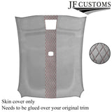DSG2 D RED STITCH L GREY SUEDE HEADLINER COVER FOR MITSUBISHI LANCER EVO 7 8 9