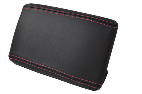 FITS SUBARU FORESTER  ARMREST COVER RED STITCHING NEW CUSTOM NEW MADE IN UK