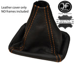 ORANGE STITCH REAL LEATHER MANUAL GEAR GAITER FITS FIAT GRANDE PUNTO EVO 06-16