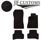 RED DIAMOND VINYL 4X TAILORED FLOOR MAT CARPETS FOR MERCEDES CLK W208 97-02  JF1