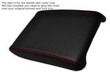 RED STITCHING ARMREST LID LEATHER SKIN COVER FITS RANGE ROVER EVOQUE 11-15