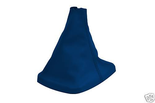 FITS VW GOLF MK4 D BLUE LEATHER GEAR GAITER SHIFT BOOT 98-06 CUSTOM NEW