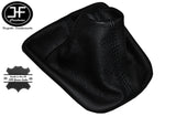 BLACK STICH LEATHER SKIN MANUAL GEAR GAITER FITS PEUGEOT 407 2004-2010