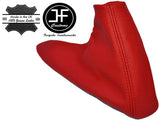 RED LEATHER HANDBRAKE GAITER FOR BMW E90 E91 E92 E93 3 SERIES CUSTOM NEW