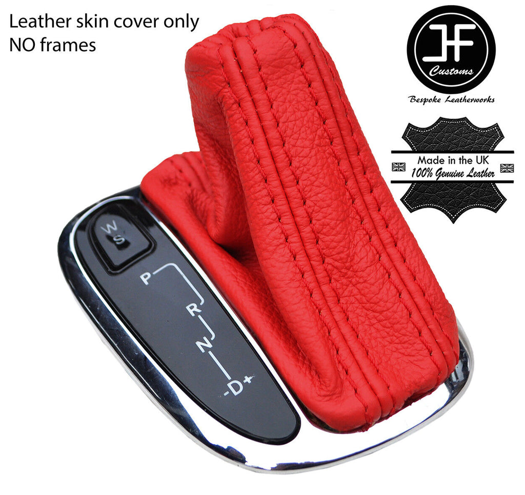 RED TOP GRAIN LEATHER AUTOMATIC GEAR GAITER FOR MERCEDES C CLASS W203 00-07
