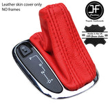 RED TOP GRAIN LEATHER AUTOMATIC GEAR GAITER FOR MERCEDES C CLASS W203 00-07