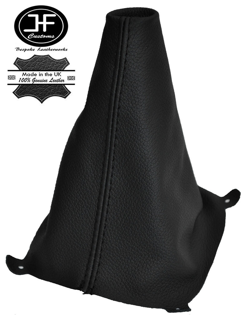 BLACK DOUBLE STITCH FITS FORD FIESTA MK7 2008-2013 GEAR STICK GAITER LEATHER