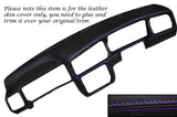 PURPLE STITCH DASH DASHBOARD LEATHER SKIN COVER FITS VW GOLF MK3 III JETTA 91-98