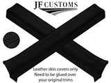 BLACK STITCH LEATHER COVERS FOR DEFENDER 90 83-06 INTERIOR RE UPHOLSTERY TOP KIT