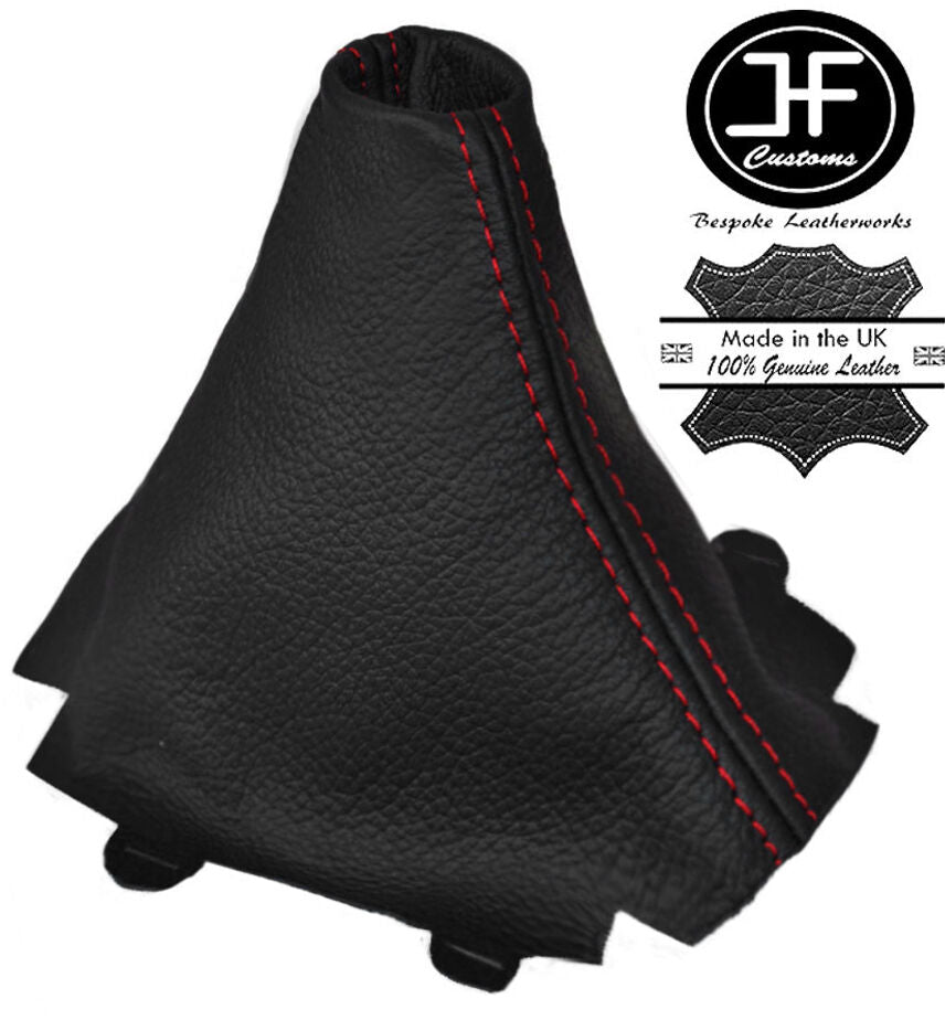RED STITCHING REAL LEATHER MANUAL GEAR GAITER FITS AUDI A3 2013-2016 CUSTOM NEW