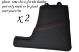 RED STITCH FITS PORSCHE 997 CARRERA 987 BOXSTER 2XSIDES CENTRE CONSOLE COVERS