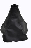 FITS LOTUS EXCEL GENUINE LEATHER GEAR GAITER black st CUSTOM NEW MADE IN UK