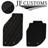 CREAM  DIAMOND STITCH VINYL 4X TAILORED FLOOR CARPETS FOR VOLVO C70 95-06 JF1
