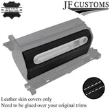 WHITE STITCH LEATHER GLOVEBOX COVER FITS SMART FORTWO 451 11-14 FACELIFT