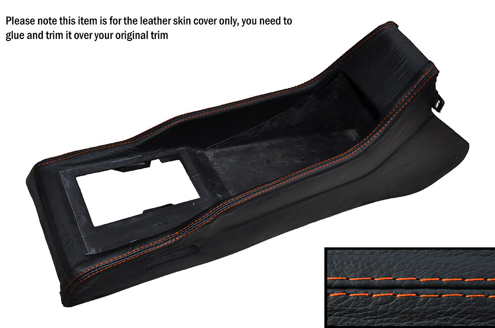 ORANGE STITCHING CENTRE CONSOLE SKIN COVER FITS VW POLO MK2 2 II 86C 81-94
