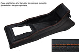 ORANGE STITCHING CENTRE CONSOLE SKIN COVER FITS VW POLO MK2 2 II 86C 81-94