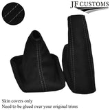 grey STITCH SUEDE GEAR + HANDBRAKE GAITER FITS BMW 3 SERIES E36 E46 1992-2005
