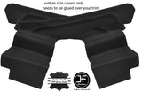 BLACK STITCH 2X REAR QUARTER PANEL LTHR COVER FOR CORVETTE C3 70-75 CONVERTIBLE