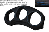 BLUE STITCH SPEEDO SURROUND LEATHER SKIN COVER FITS TOYOTA MR2 MK3 2000-2007