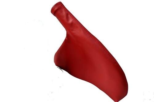FITS  HONDA CIVIC TYPE R HANDBRAKE GAITER RED LEATHER 01-05 CUSTOM NEW